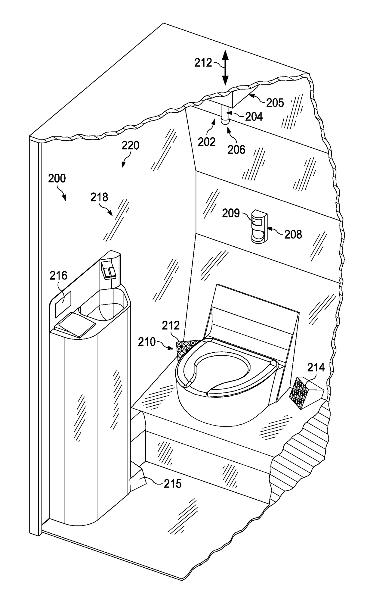 Lavatory disinfection system