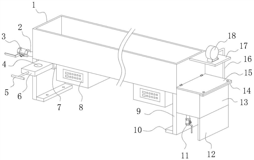 H-shaped steel surface rust removal treatment process