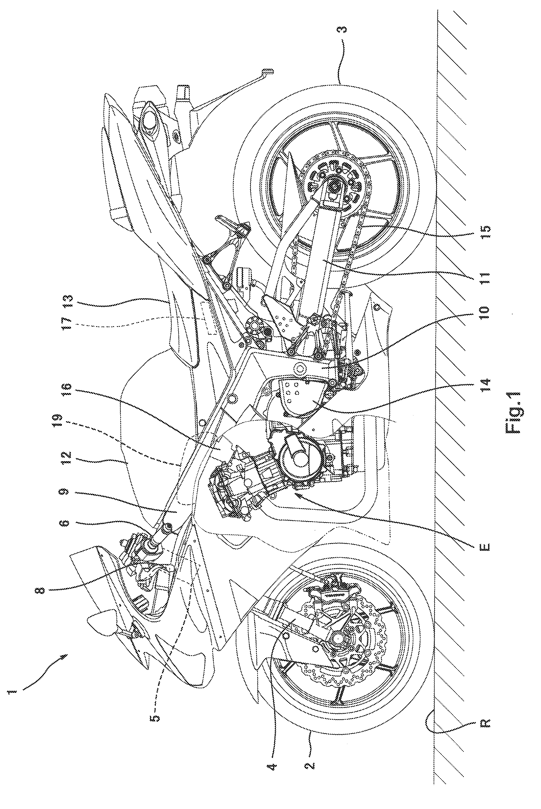 Traction Control System in a Vehicle, Vehicle Including Traction Control System, and Traction Control Method