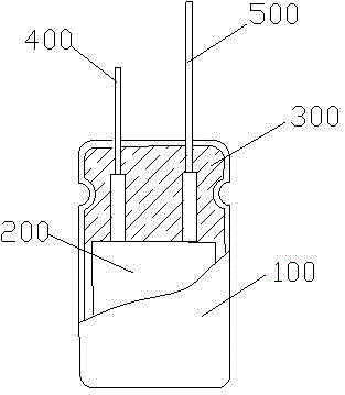 A 100v electrolytic capacitor and its production process