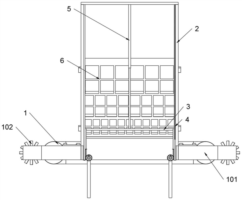 Water-conservancy-based fishing and classified collection device for water floating object cleaning