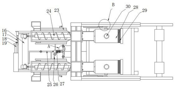 PVC pipeline forming extruder capable of being rapidly cooled