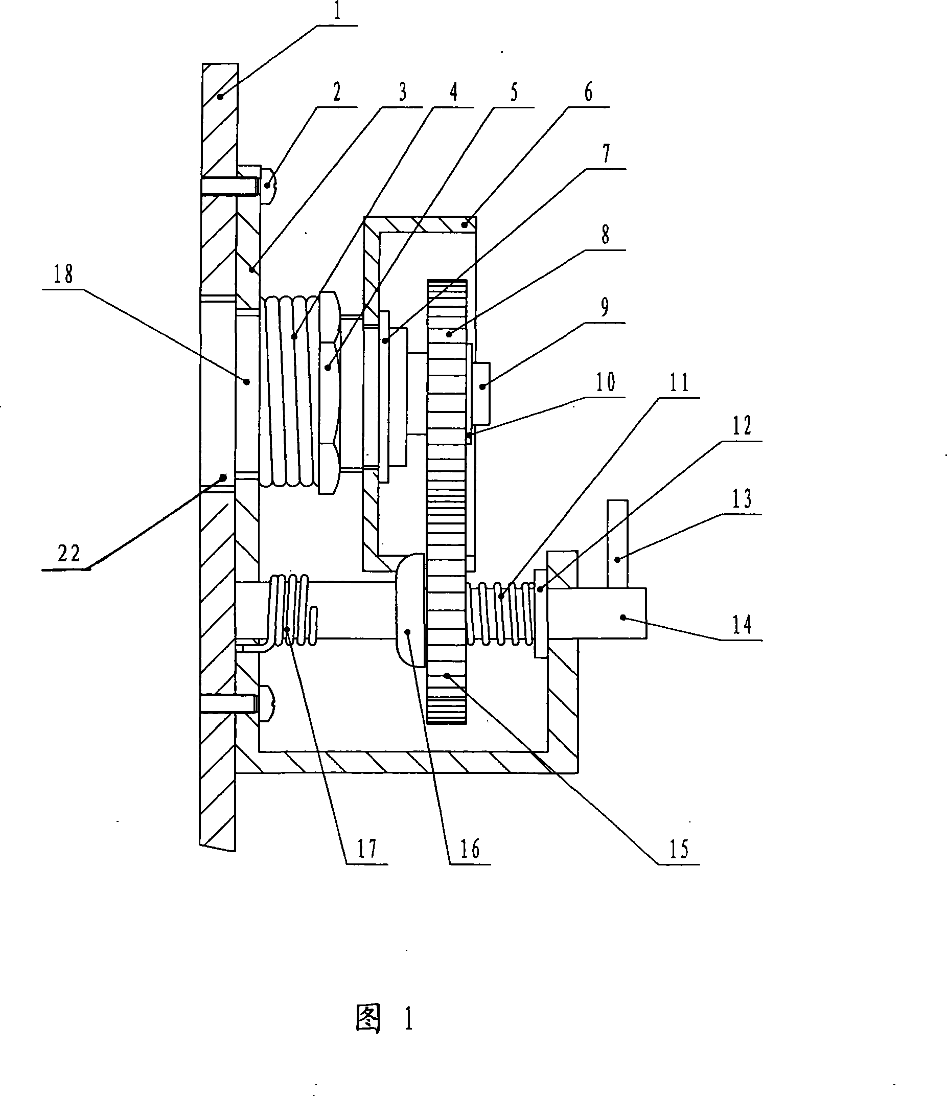 Pick-proof separating structure of a lock