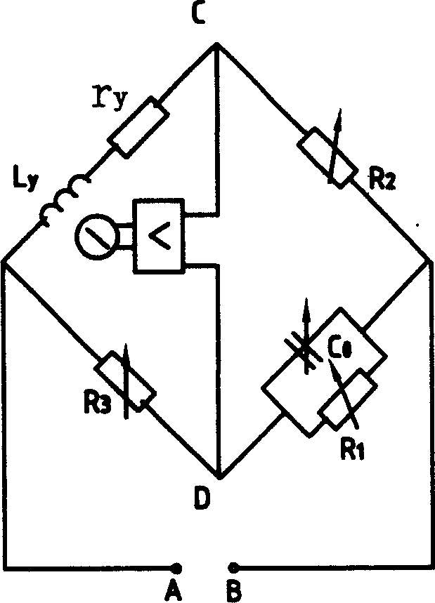 AC electric bridge demonstration instrument