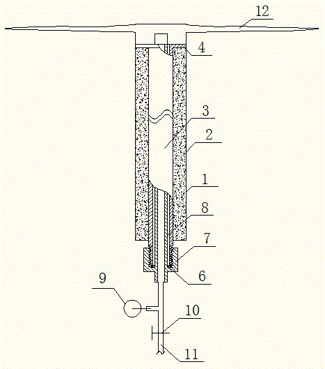 A method for water blocking by high-pressure gas expansion and grouting in pre-cut grooves in surrounding rock of micro-fissures