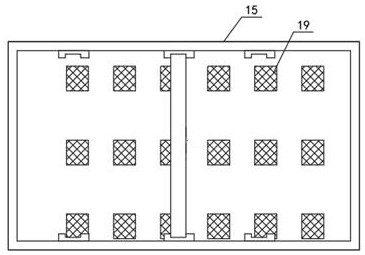 Rain test simulation equipment for endurance test detection of automobile parts