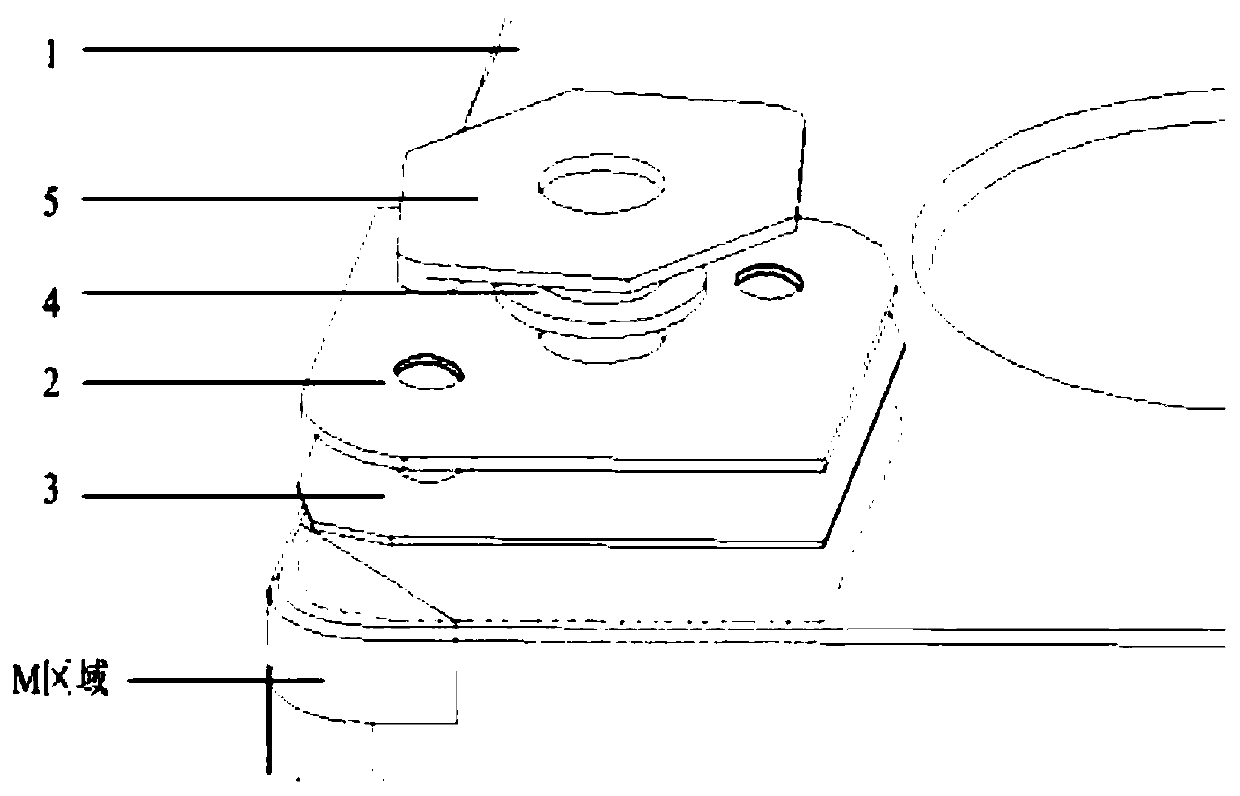 PCBN blade with combined cuttings-guiding structure