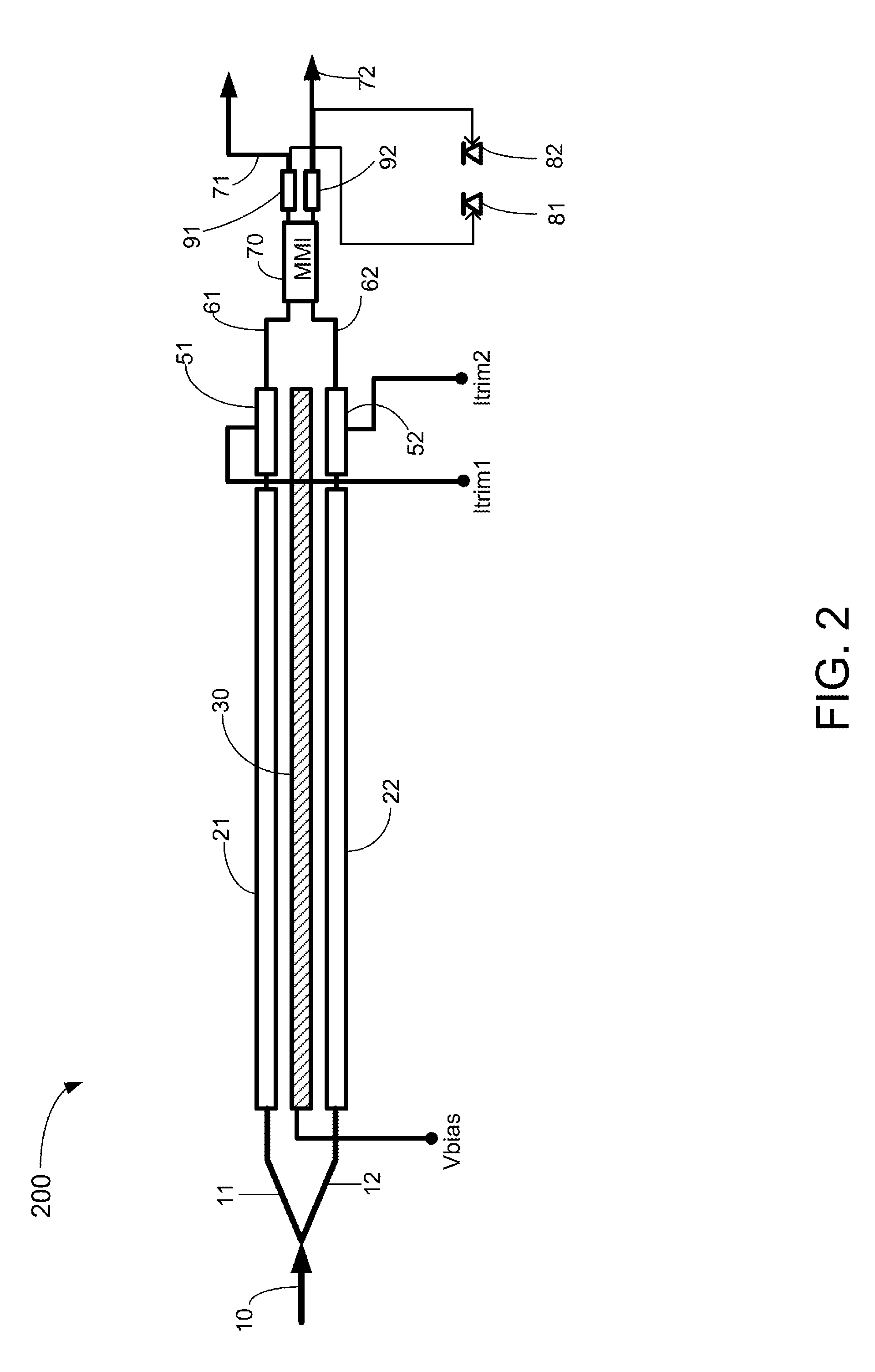 Integrated two-channel spectral combiner and wavelength locker in silicon photonics