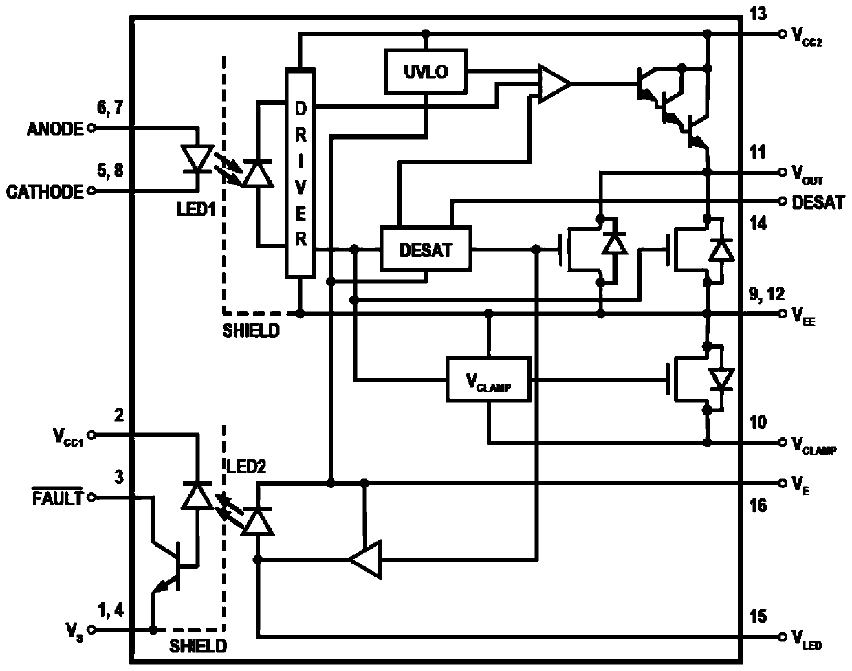 Interlocking drive circuit