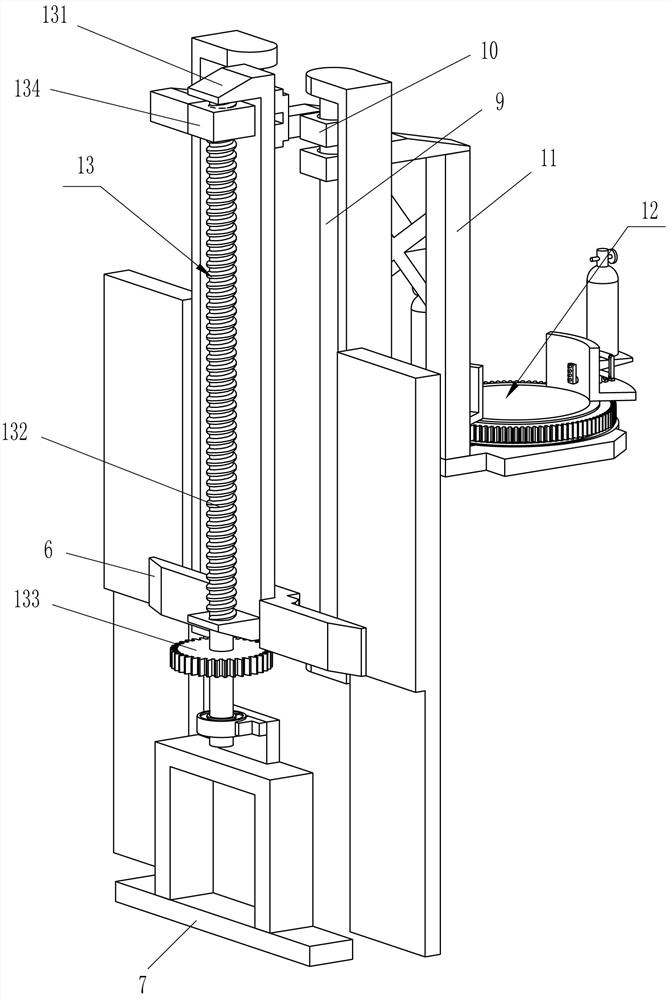 A kind of outdoor traffic indicating column rapid painting maintenance equipment