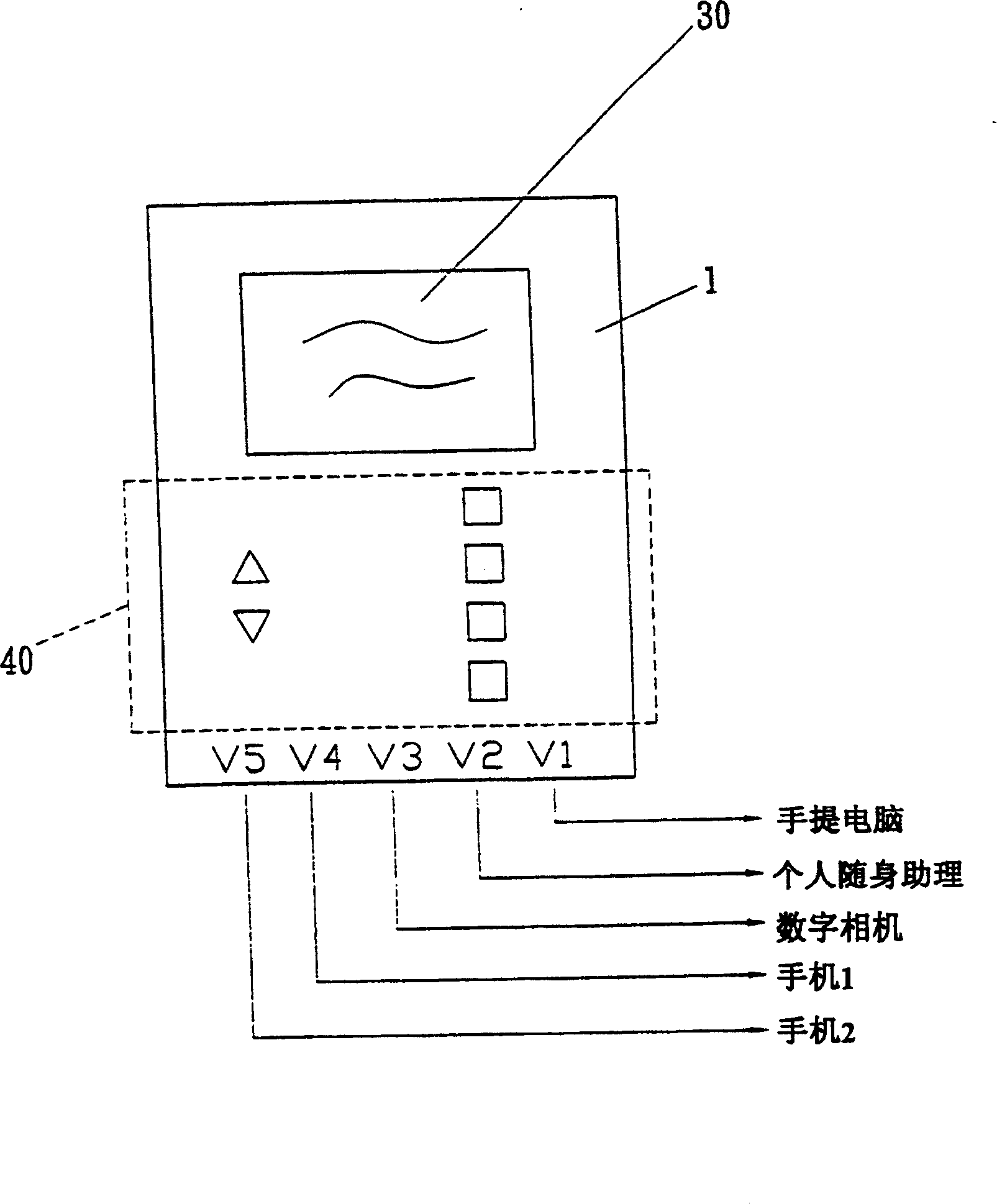 Program-controlled universal charging device