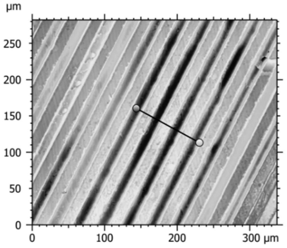 Flexible grating film and preparation method and application thereof