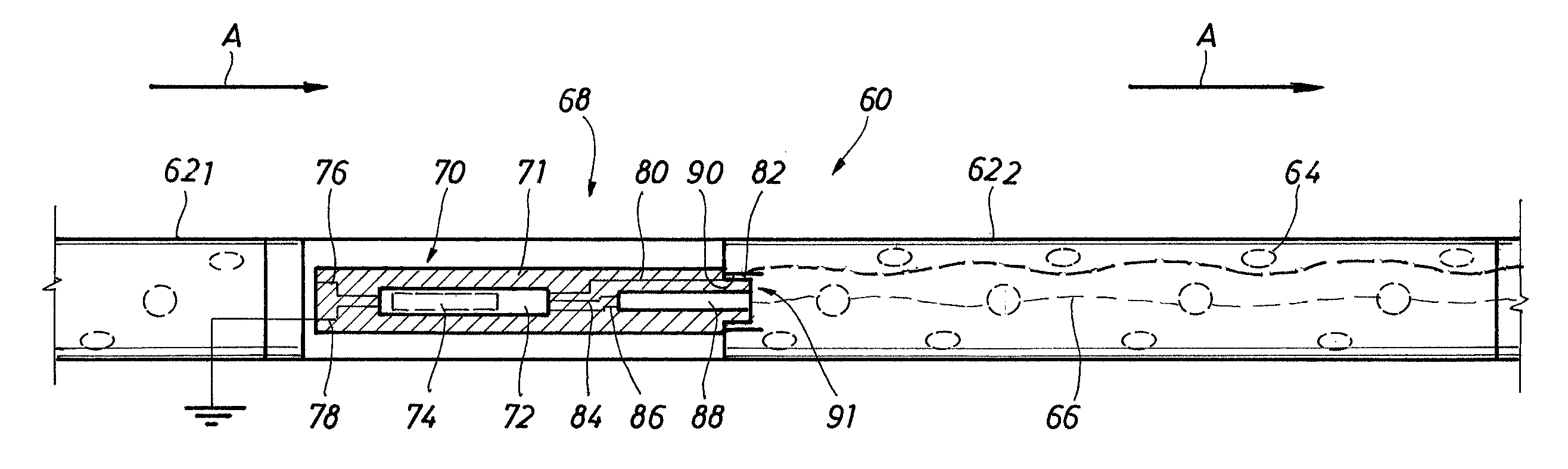 Connection cartridge for downhole string