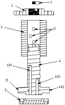 Polishing and clamping arm adjustment device