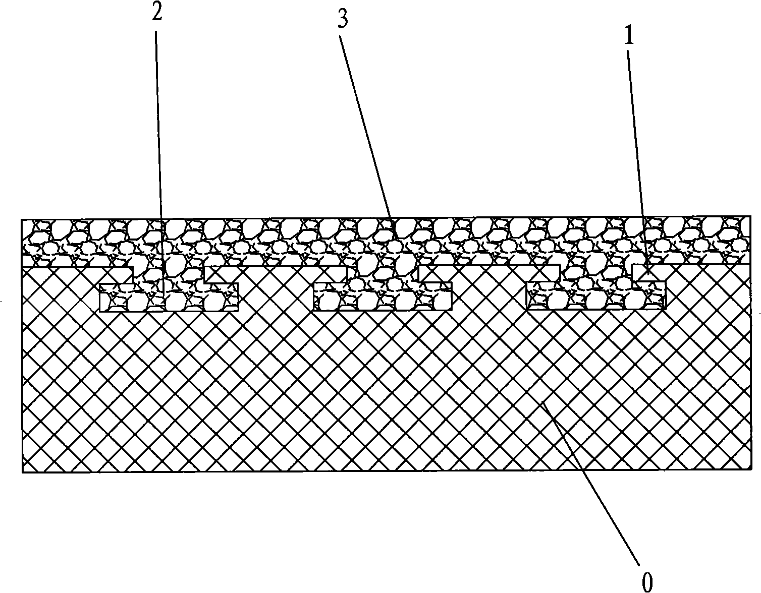 Integrated plate of high strength bonding and thermal insulation facing