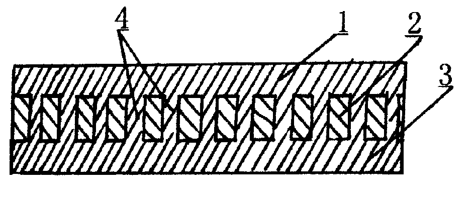 Method for making composite plate material on porous metal plate