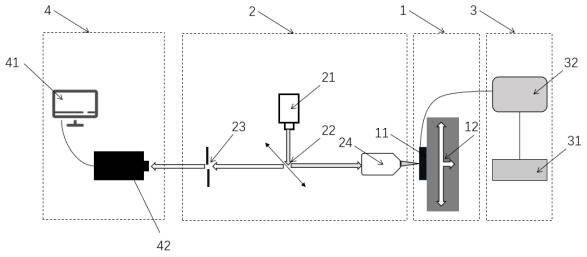 Molecular information detection method and system based on paramagnetic resonance of nano-diamond probe