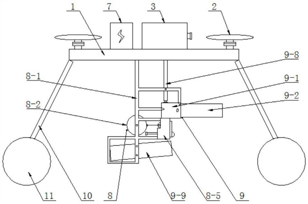 An environmental protection drone that facilitates sampling of water quality