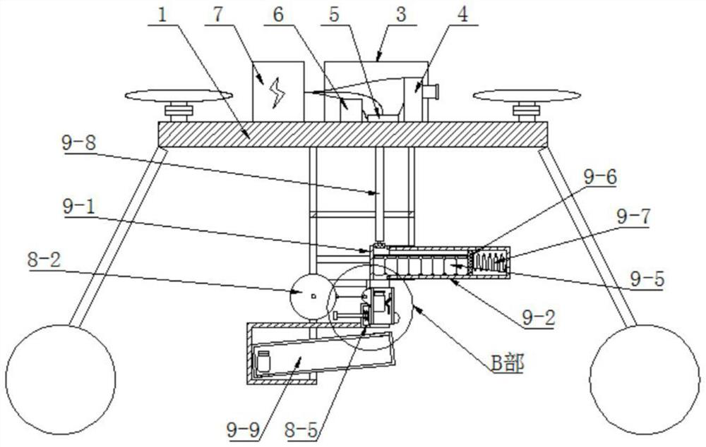 An environmental protection drone that facilitates sampling of water quality