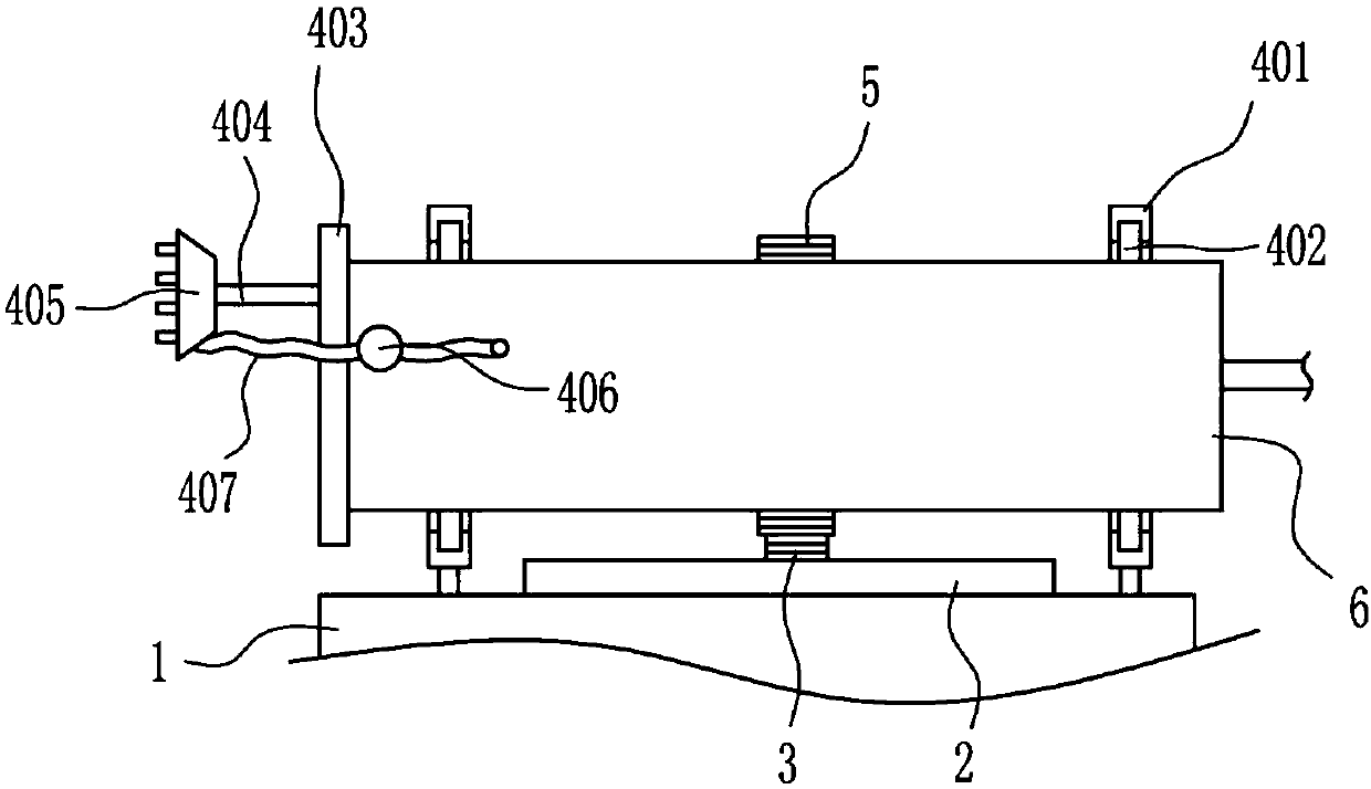 Dust removal device for bridge construction at night