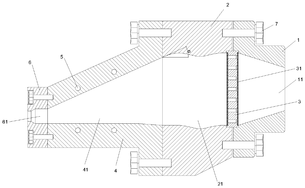 Double-screw extruder die head for phase-change temperature-regulating master batch