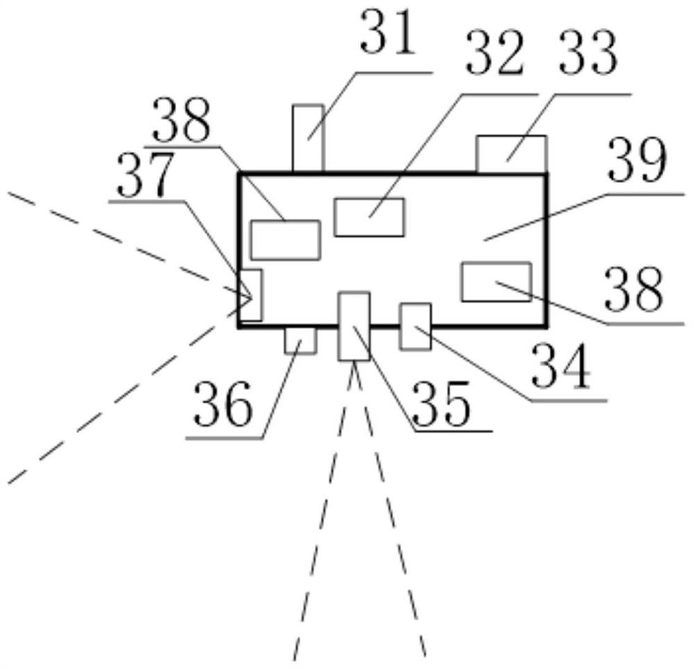 High-precision networked navigation system for submarine mining and working method