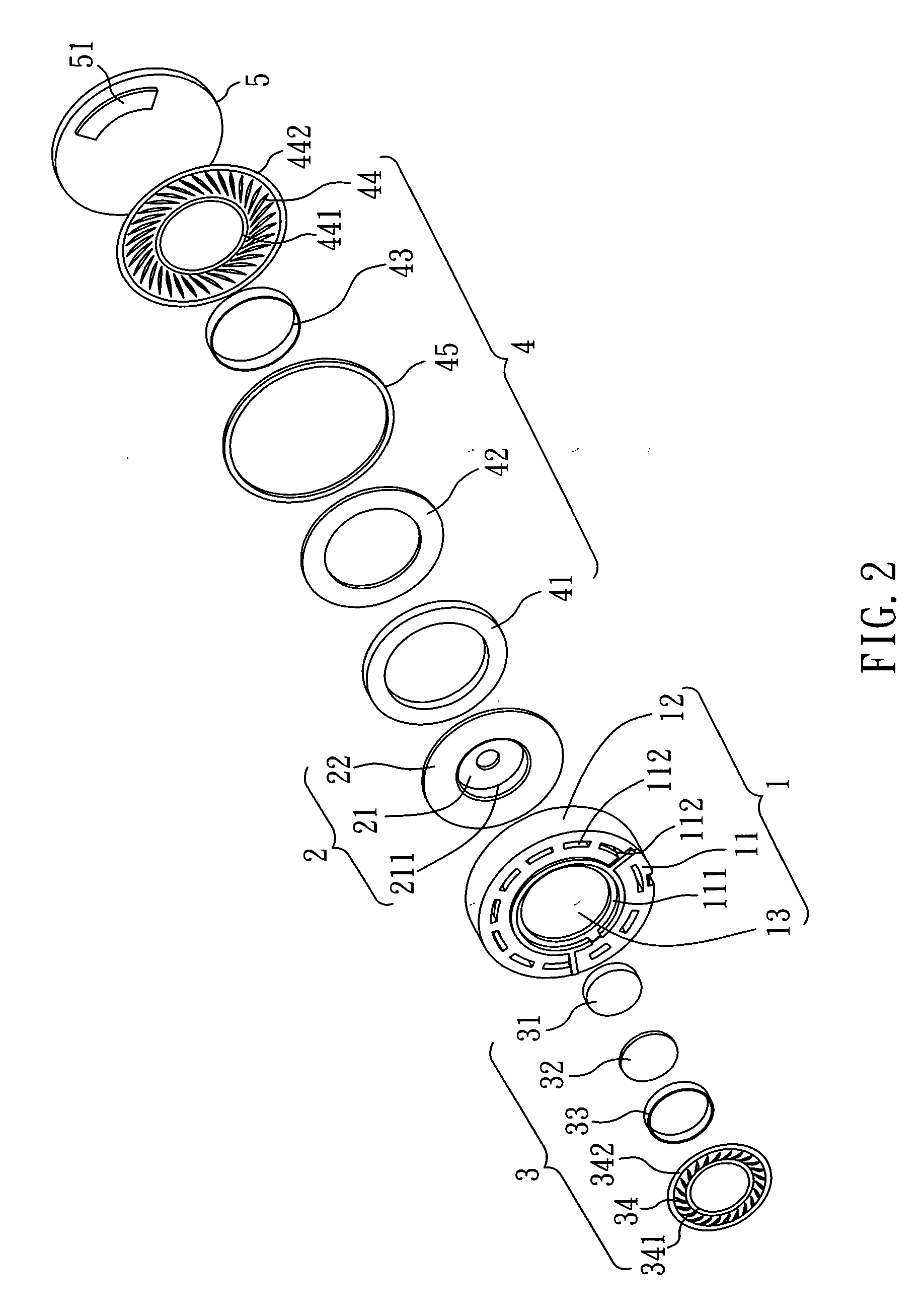 Dual-frequency coaxial earphones