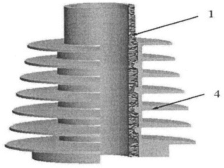 Particle-reinforced AlSiTi cylinder sleeve and preparation method thereof