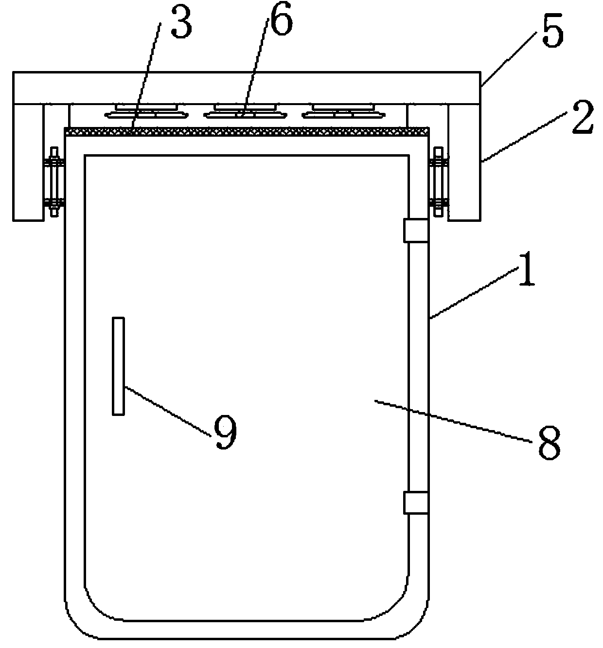 Rainproof heat dissipation power distribution cabinet