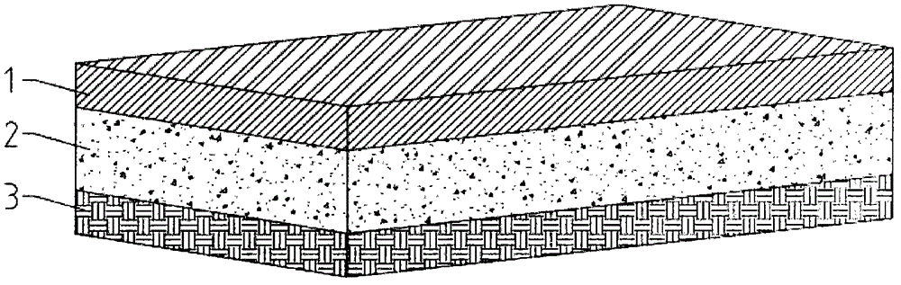 Radar stealth and infrared stealth integrated stealth tarpaulin and making method thereof