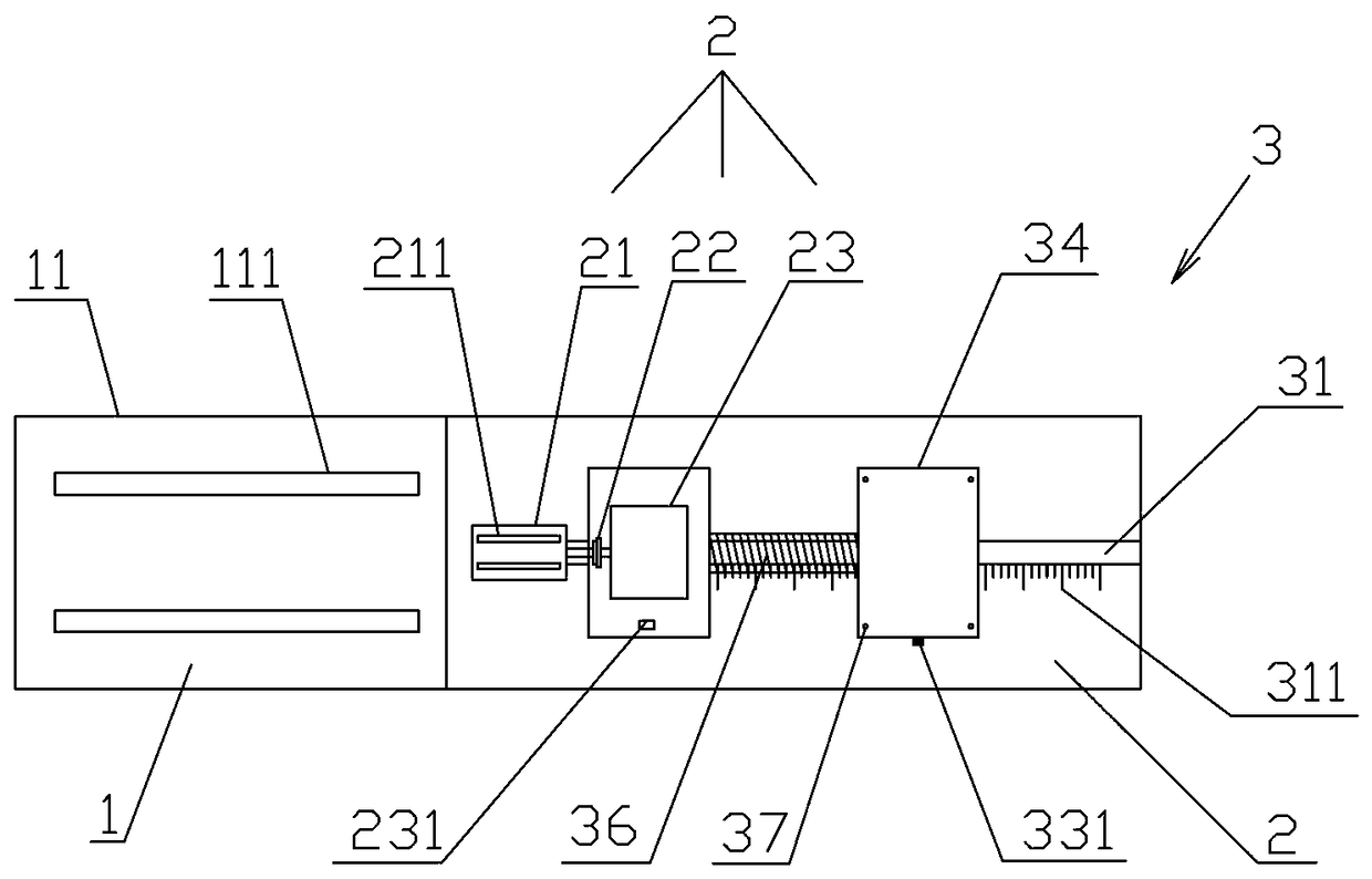 An animal experimental device for producing knee joint wear