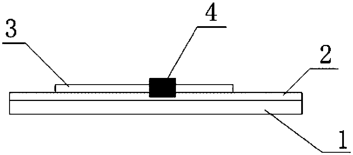 Radio frequency identification electronic tag and preparation method thereof