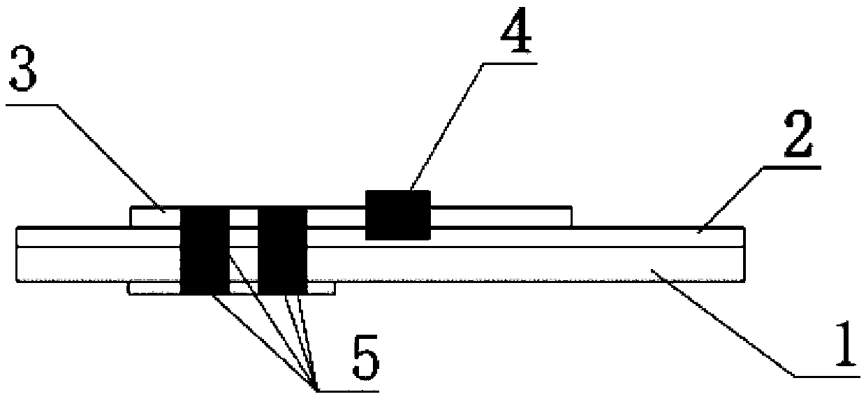 Radio frequency identification electronic tag and preparation method thereof