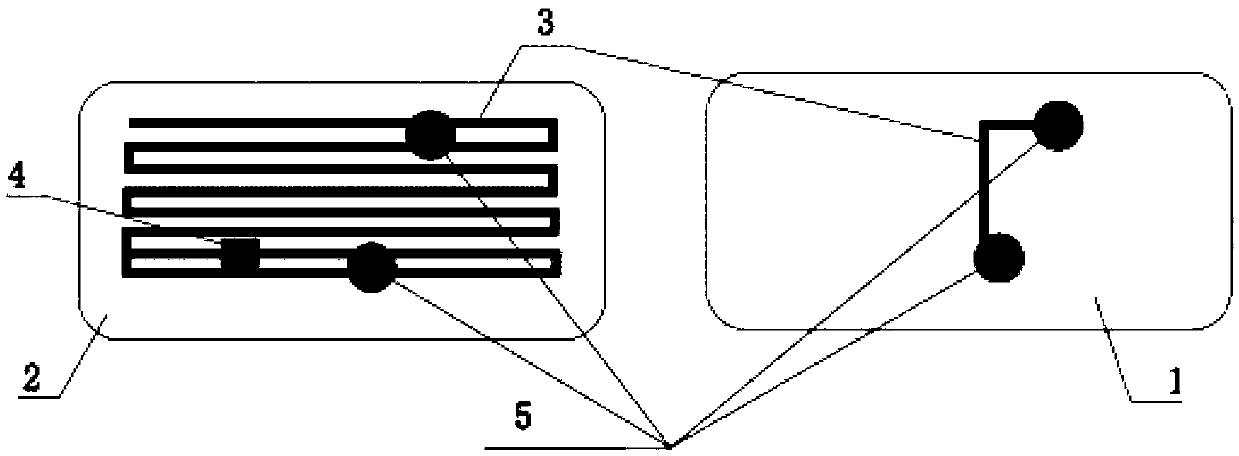 Radio frequency identification electronic tag and preparation method thereof