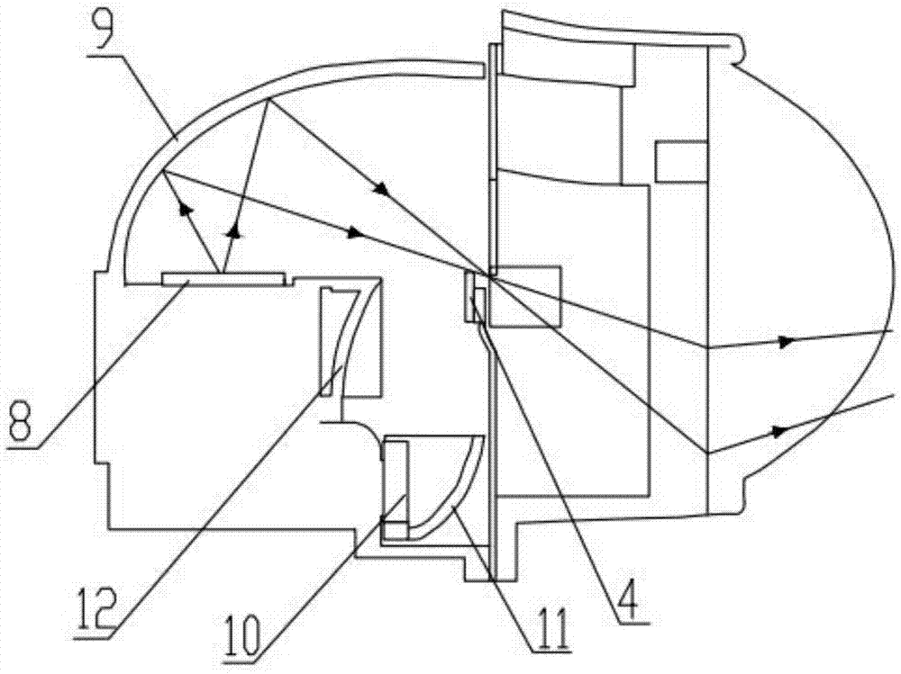 Double-light-source high-beam low-beam integrated LED vehicle lamp