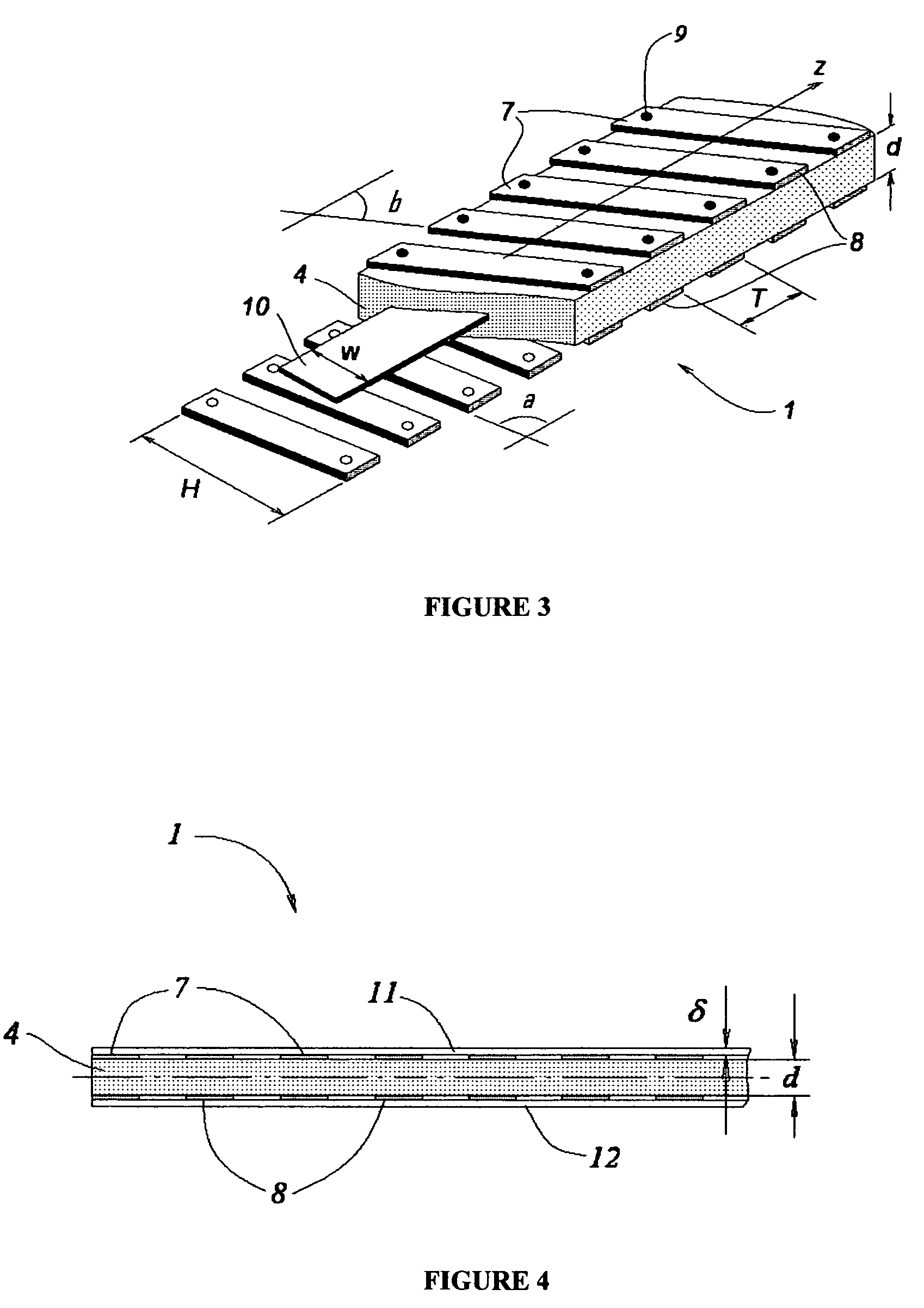 Distributed impedance sensor