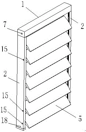 A kind of folding type building external sunshade system window