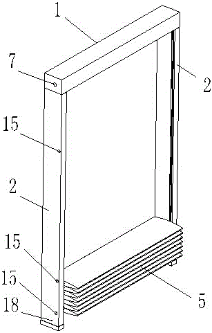 A kind of folding type building external sunshade system window