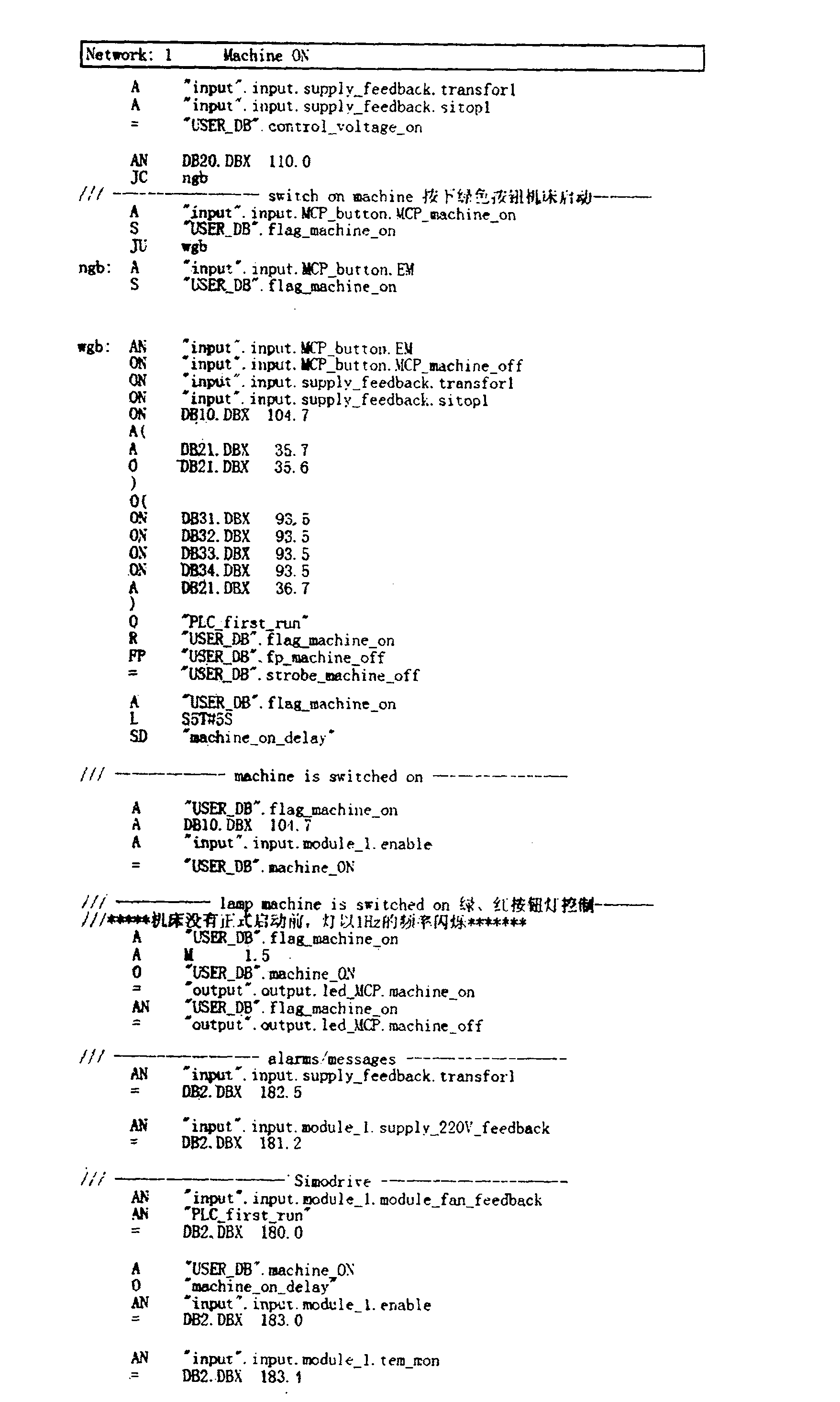 Control program modularization system for numerical control machine