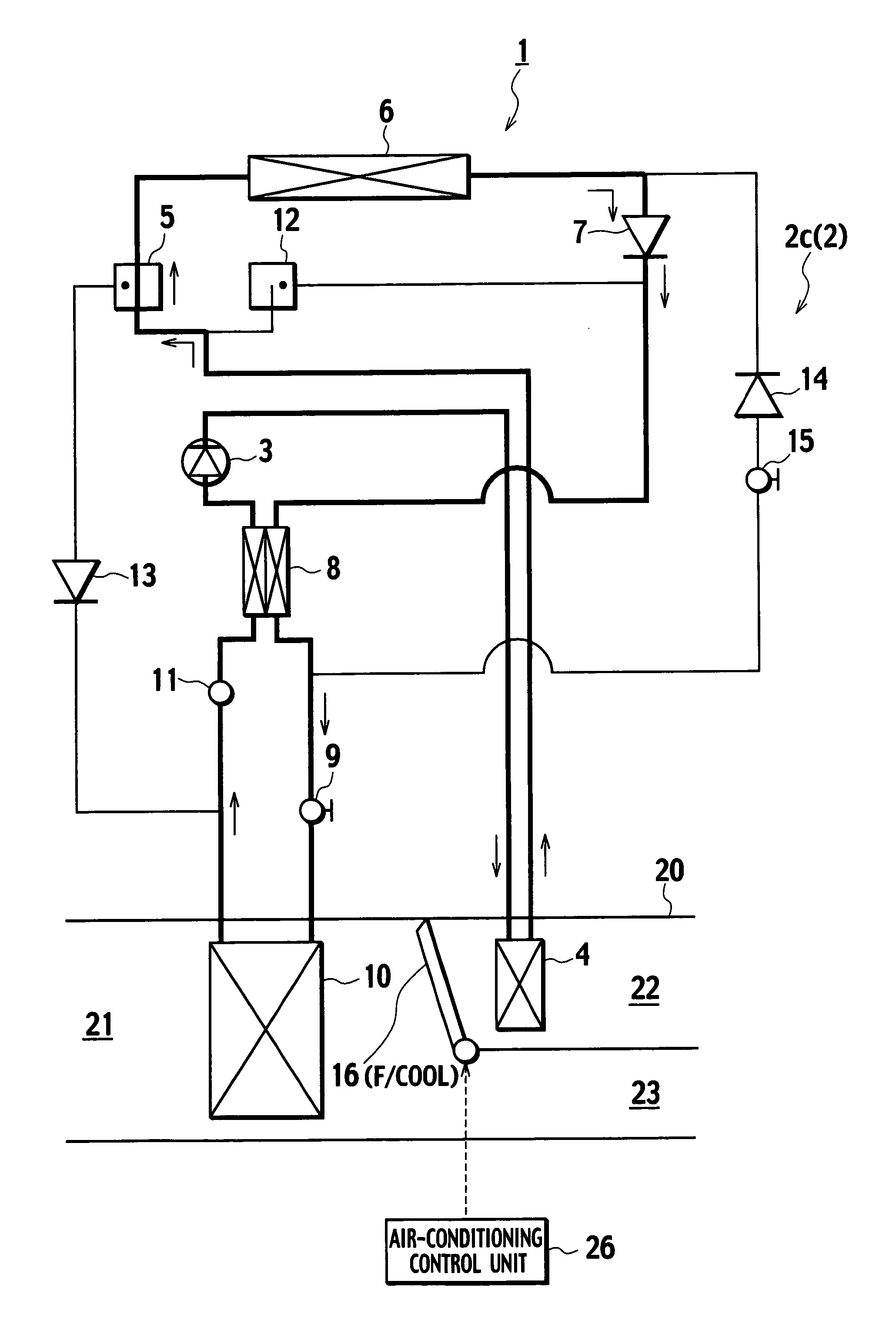 Air-conditioning control unit