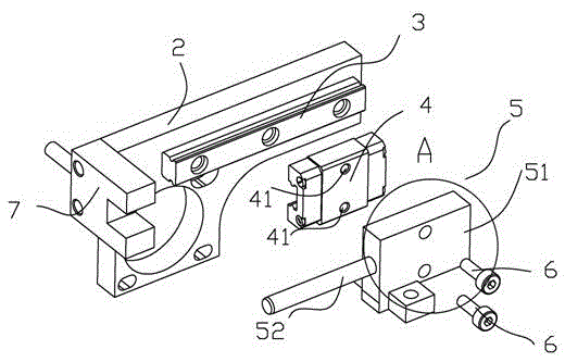 Taker fixing device for rapier loom