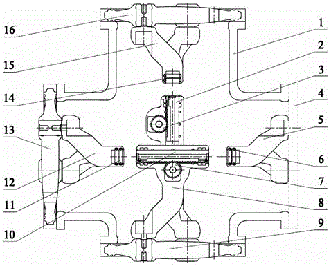 A three-position compound isolating grounding switch