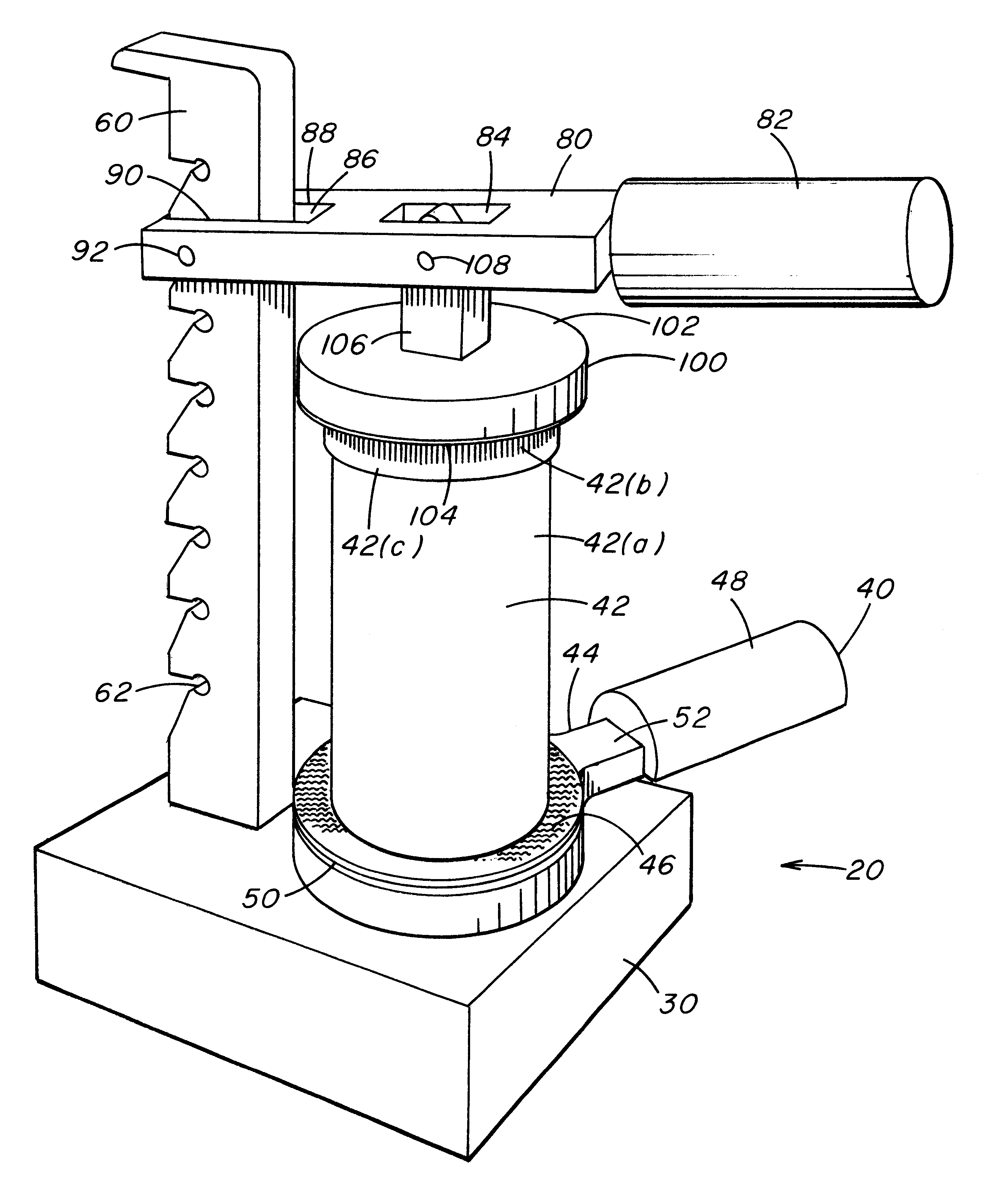 Method and apparatus for loosening a closure from a container