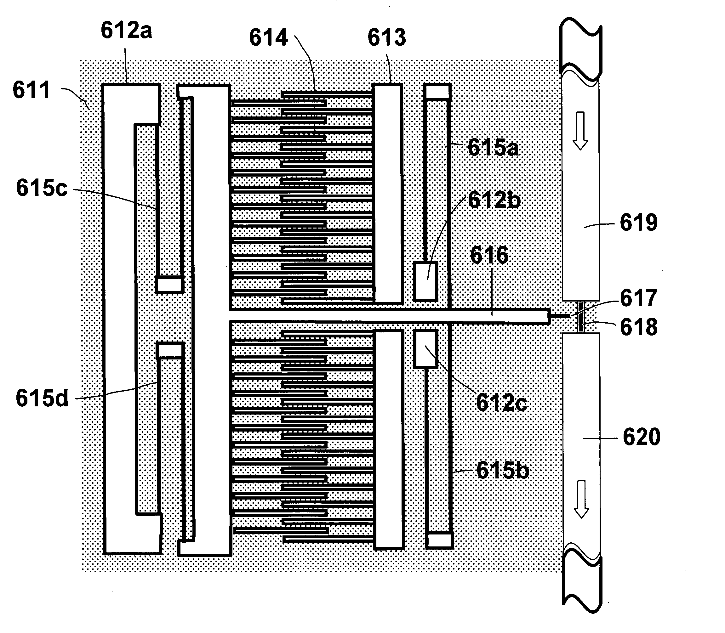 Electrostatically operated micro-optical devices and method for manufacturing thereof