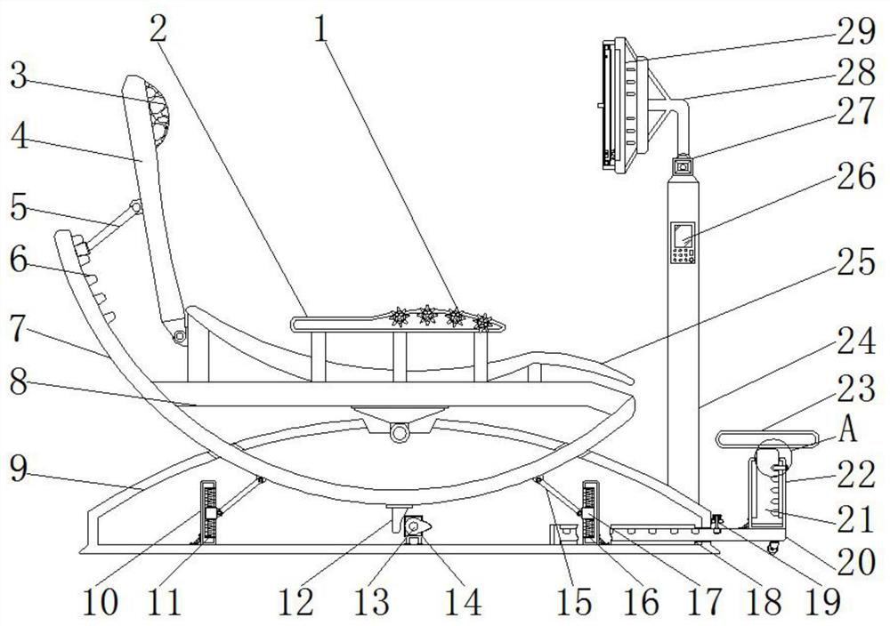 Multifunctional deck chair for psychological treatment