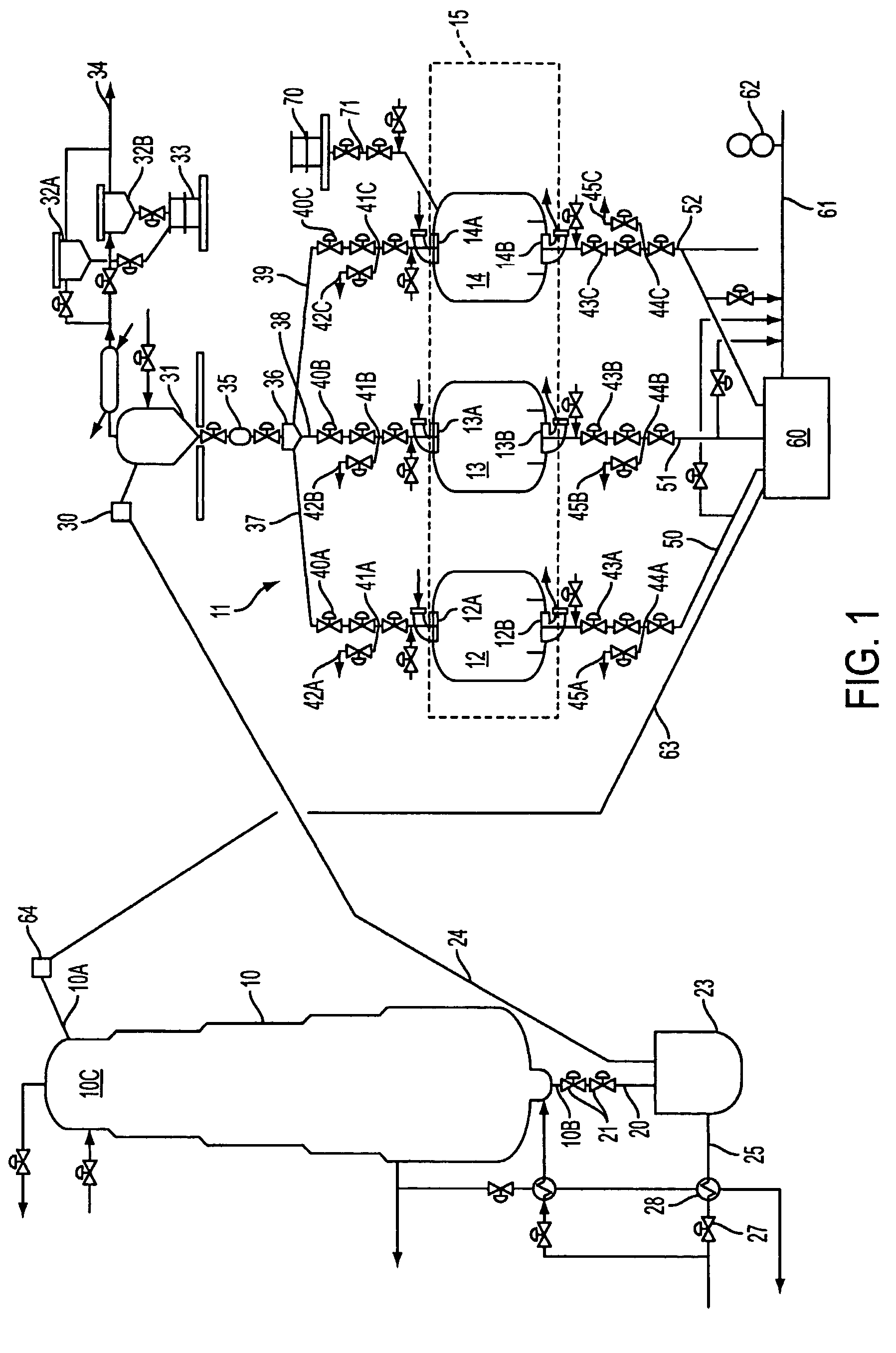 Method for revamping fixed-bed catalytic reformers