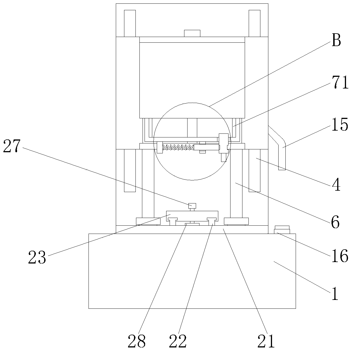 Testing tool for testing mainboard on water treatment equipment