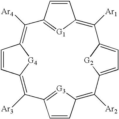 Thiaporphyrin, selenaporphyrin, and carotenoid porphyrin compounds as c-myc and telomerase inhibitors