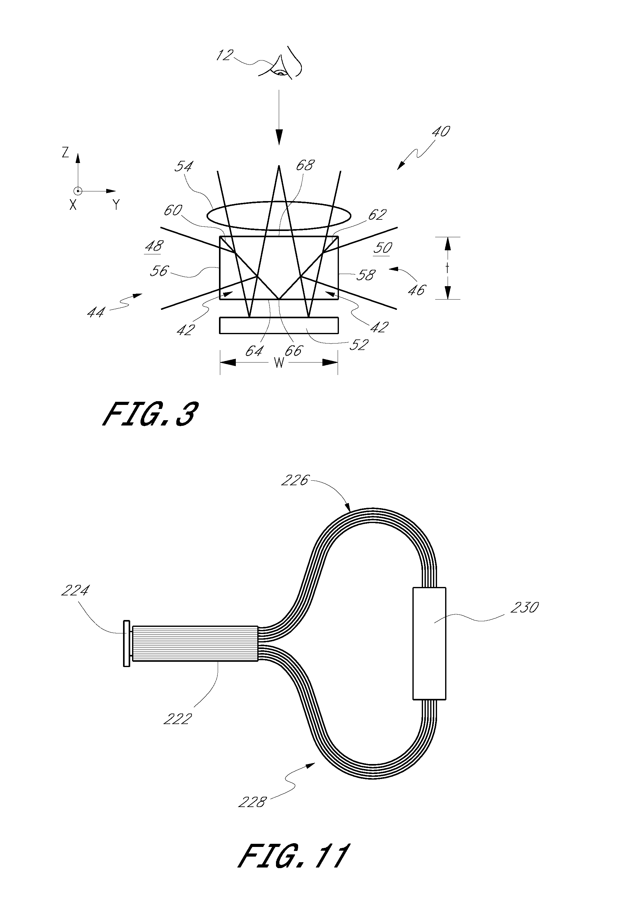 Beamsplitting structures and methods in optical systems