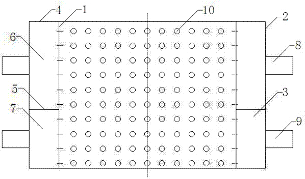 Novel roller quenching water-spraying device